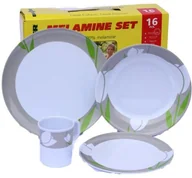 Kuchnia turystyczne i akcesoria - Brunner Melamina Camping Tulip do naczyń  16-częściowy 0830160N.C4E - miniaturka - grafika 1