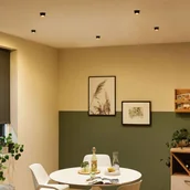 Oprawy, klosze i abażury - Paulmann Gil wpuszczana LED czarna złota 3 szt. - miniaturka - grafika 1