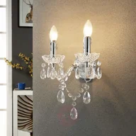 Lampy ścienne - Merida - szlachetna lampa ścienna, 2-punktowa - miniaturka - grafika 1