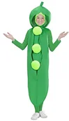 Stroje karnawałowe - Widmann Zielony Groszek kostium dla dzieci 146/158 (11  13 lat) CS882866/158 - miniaturka - grafika 1
