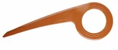Łańcuchy rowerowe - Brat Osłona łańcucha Alicja mechanizm 38 Z brązowa + uchwyt 190148 - miniaturka - grafika 1