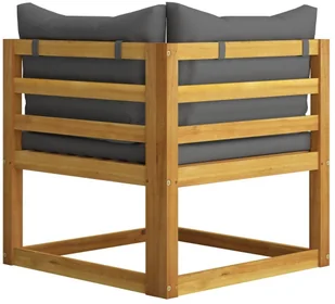 vidaXL 6-cz. zestaw wypoczynkowy do ogrodu, poduszki, drewno akacjowe 3057605 - Meble ogrodowe - miniaturka - grafika 6