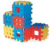 Klocki - Little Tikes Duże klocki Waffle bloki konstrukcyjne zestaw 18 el 642173 - miniaturka - grafika 1