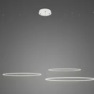 Lampy sufitowe - Altavola Design Lampa wisząca Nowoczesna lampa wisząca ledowa biała Altavola Ledowe okręgi okręgi LED LA075/CO3_80_in_3k_white_dimm LA075/CO3_80_in_3k_white_dimm - miniaturka - grafika 1
