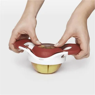 OXO - Good Grips OXO Good Grips 11154000 apfeltrenner z wypychaczem, tworzywo sztuczne, czerwony/biały, 5 x 10,16 x 20,32 cm 11154000UK - Siekacze tarki i szatkownice - miniaturka - grafika 8