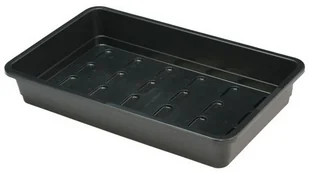 Garland pokoju-szklarnia dno Dno, średniej wielkości, czarna, perforacji, prostokątne, 37 x 22 x 6 cm - Kiełkownice i akcesoria - miniaturka - grafika 2