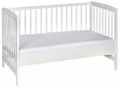 Łóżeczka i kojce - Schardt Stolik pomocniczy łóżko Micky 60 x 120 cm  biały - miniaturka - grafika 1