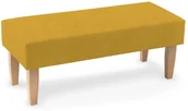 Ławki do przedpokoju - Dekoria Ławka musztardowy szenil 100x40x40cm Etna 197-705-04 - miniaturka - grafika 1