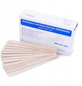 Depilacja - Szpatułki Kosmetyczne Drewniane 100SZT. - miniaturka - grafika 1