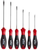 Śrubokręty - Wiha Zestaw wkrętaków SoftFinish płaskie/krzyżowe Pozidriv (6szt.) 302 ZK6 SO 07 - miniaturka - grafika 1