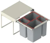 Kosze na śmieci - Rejs Kosz na śmieci MONTOWANY DO FRONTU 2X20 2X9 L - miniaturka - grafika 1