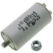 Akcesoria car audio - Miflex Kondensator rozruchowy kondensator silnika 8f 450 V 35 X 65 mm wtyczka M8; MIFLEX; 8uF 312482 - miniaturka - grafika 1