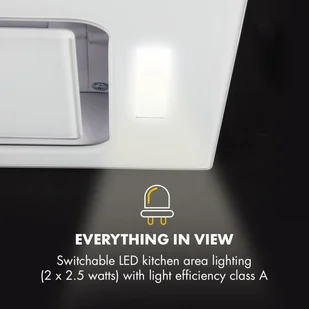 Klarstein Hektor 52 Biały (TK15-Hektor-WH) - Okapy kuchenne - miniaturka - grafika 6