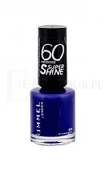 Lakiery do paznokci - Rimmel London London 60 Seconds Super Shine lakier do paznokci 8 ml dla kobiet 828 Danny Boy Blue! - miniaturka - grafika 1