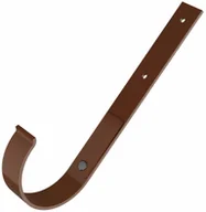 Rynny i akcesoria - Cellfast Hak rynnowy metalowy prosty 125 mm brąz - miniaturka - grafika 1