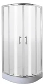 Kabiny prysznicowe - Deante Jasmin 90 cm kabina półokrągła DEA-2835-0 - miniaturka - grafika 1