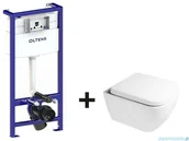 Stelaże i zestawy podtynkowe do WC - Oltens zestaw podtynkowy stelaż + miska Vernal SmartClean z deską wolnoopadającą 50001000/42506000 - miniaturka - grafika 1