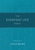 Książki religijne obcojęzyczne - Joyce Meyer The Everyday Life Bible Teal LeatherLuxe R) - miniaturka - grafika 1