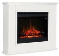 Kominki elektryczne - Dimplex Kominek elektryczny z obudową Optiflame Asti w kolorze białym ASTI - miniaturka - grafika 1