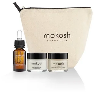 Mokosh Mokosh Travel Set Figa krem do twarzy Figa 15ml + krem pod oczy Zielona Herbata 15ml + olej arganowy 12ml + kosmetyczka - Zestawy kosmetyków damskich Mokosh Mokosh Travel Set Figa krem do twarzy Figa 15ml + krem pod oczy Zielona Herbata 15ml + olej arganowy 12ml + kosmetyczka - Zestawy kosmetyków damskich - miniaturka - grafika 1