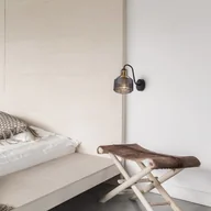 Lampy ścienne - Nave Kinkiet Foro 1-punktowy, czarny/złoty - miniaturka - grafika 1