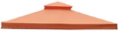 Pawilony ogrodowe - Outsunny POSZYCIE ZADASZENIE DACH NA METALOWY PAWILON OGRODOWY 3x3M terra - miniaturka - grafika 1