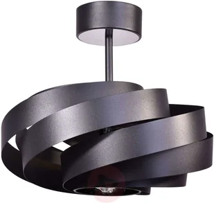 LIS Poland Lampa sufitowa Vento czarna 40 cm - Lampy sufitowe - miniaturka - grafika 2
