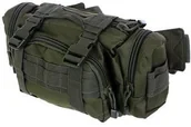 Akcesoria myśliwskie - Mil-Tec Saszetka Biodrowa MOLLE Olive 13510001 - miniaturka - grafika 1