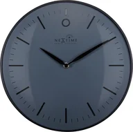 Zegary - Nextime Zegar ścienny sterowany radiowo Glamour Small czarny 3256ZWRC - miniaturka - grafika 1