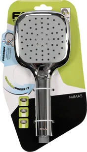 FALA Słuchawka prysznicowa Mimas 3 funkcyjna z przyciskiem PRESSjet 75635 ZYSKAJ RABAT 30 ZŁ 75635 - Słuchawki prysznicowe - miniaturka - grafika 2