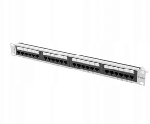 Lanberg Patch panel 24 port 1U kat.6A szary PPUA-1024-S - Szafy rack - miniaturka - grafika 3