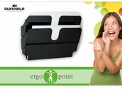 Pojemniki biurowe - Durable Pojemnik na dokumenty poziomy czarny A4 Flexiplus 2 1709014060 - miniaturka - grafika 1