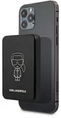 Powerbanki - Karl Lagerfeld Karl Lagerfeld Powerbank indukcyjny KLPBMSOIBK 3000mAh MagSafe hurtel-73243-0 - miniaturka - grafika 1