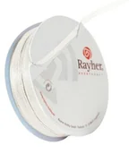 Pozostałe akcesoria dla plastyków - Rayher Hobby Rayher 5521502 taśma organza, 3 MM, rolka SB 10 m, biały 55-215-02 - miniaturka - grafika 1