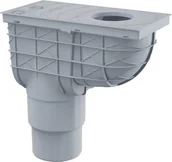 Rynny i akcesoria - Alca plast WPUST DESZCZOWY UNIWERSALNY 300 155/125/110 MM DOLNY,SZARY AQ/AGV4S - miniaturka - grafika 1