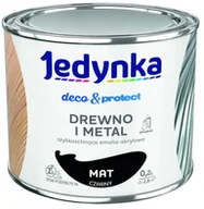 Farby zewnętrzne - Jedynka D&p- farba, matowa, czarna, 0.2l - miniaturka - grafika 1