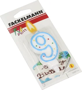 Fackelmann Świeczka urodzinowa cyfra 9 dziewięć 52585 52585 - Dekoracje domu Fackelmann Świeczka urodzinowa cyfra 9 dziewięć 52585 52585 - Dekoracje domu - miniaturka - grafika 3