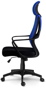 Fotel biurowy, krzesło biurowe Sofotel Fotel biurowy z mikrosiatką Praga - niebieski 2292 - Fotele i krzesła biurowe - miniaturka - grafika 4