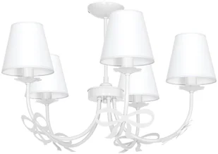 Decoland Żyrandol KOKARDKA 5xE14/60W/230V - Lampy sufitowe - miniaturka - grafika 3