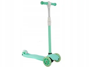 LED Hulajnoga Model 988 Czarno-Zielona - Hulajnogi - miniaturka - grafika 7