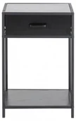Ławy i stoliki kawowe - Actona Stolik kawowy Seaford szuflada czarny Actona 87997 - miniaturka - grafika 1