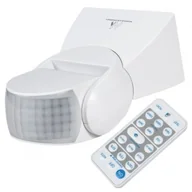 Czujniki ruchu i zmierzchu - Maclean Czujnik Ruchu Na Podczerwień Z Pilotem IP65 Max 800W Żarówka) Max 1200W LED) MCE241 Energy - miniaturka - grafika 1