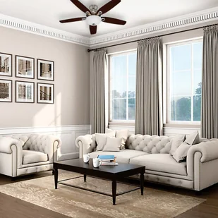 HUNTER Hunter Builder Deluxe wentylator sufitowy, chrom - Wentylatory sufitowe - miniaturka - grafika 2