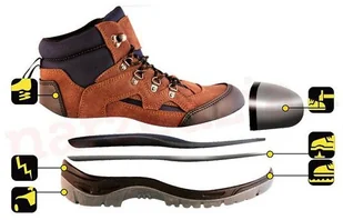 DEDRA BH9T2A-44 BH9T2A-44 - Obuwie robocze - miniaturka - grafika 3