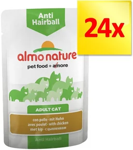 Almo Nature Functional Megapakiet Anti Hairball w saszetkach 24 x 70 g Pakiet mieszany - Mokra karma dla kotów - miniaturka - grafika 2