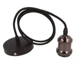 Lampy sufitowe - Led line Lampa, oprawa zwieszana 1xE27 aluminium - perłowa czerń 249853 - miniaturka - grafika 1