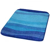 Maty antypoślizgowe - Kleine Wolke 5510791427 Miami dywanik łazienkowy poliakryl Niebieski, niebieski, 50 x 60 cm 5510791433 - miniaturka - grafika 1