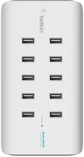 Belkin Rockstar 10-portowa ładowarka USB-A (10 x 2,4 A szybkie ładowanie), biała B2B139vf - Huby USB - miniaturka - grafika 10