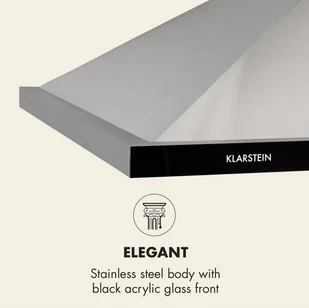 Klarstein Galina 90 Inox (TK15-Galina-90) - Okapy kuchenne - miniaturka - grafika 4