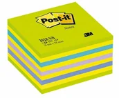 Etykiety samoprzylepne i bloki etykiet - Post-It Kostka samoprzylepna niebiesko-zielona cukierkowa 76 X 76 mm 450 kartek X02554 NB-7649 - miniaturka - grafika 1